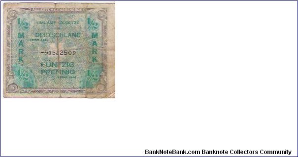 1/2 MARK

-51522509

P # 191 B Banknote