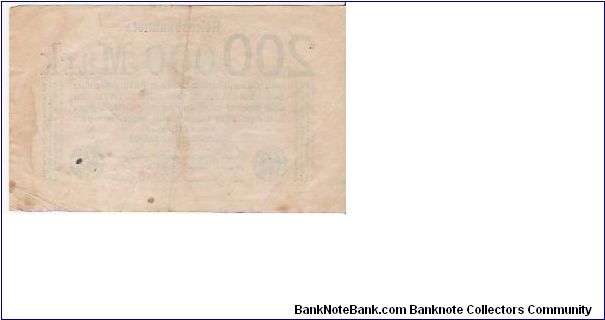 Banknote from Germany year 1923