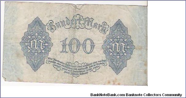 Banknote from Germany year 1922