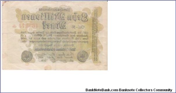 Banknote from Germany year 1923