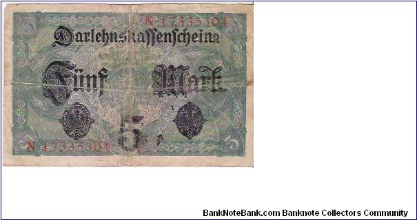 Banknote from Germany year 1917