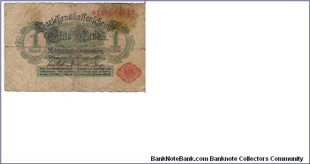1 MARK

919-0864517

12.8.1914

P # 50 Banknote
