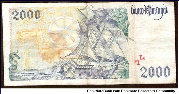 Banknote from Portugal year 1995