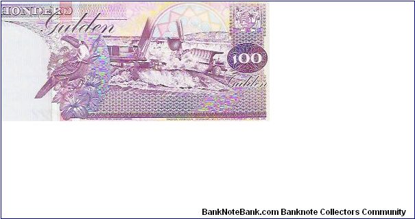 Banknote from Suriname year 1998