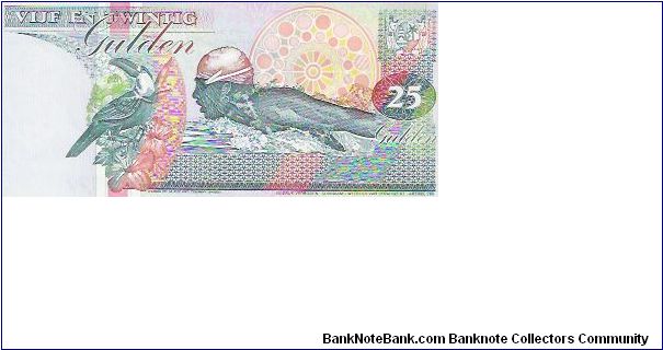 Banknote from Suriname year 1998