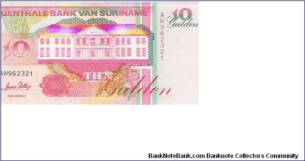 10 GULDEN 

AH962321

P # 47 Banknote