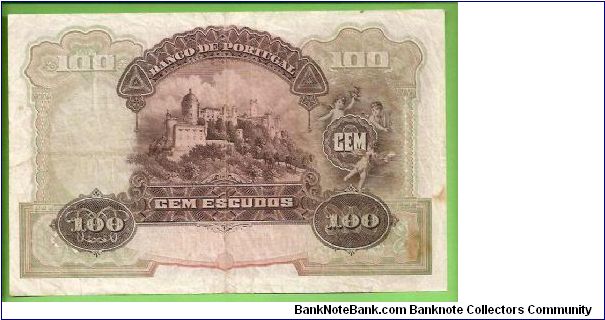 Banknote from Portugal year 1920