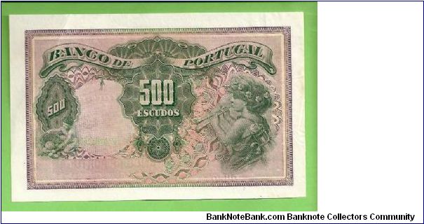 Banknote from Portugal year 1922