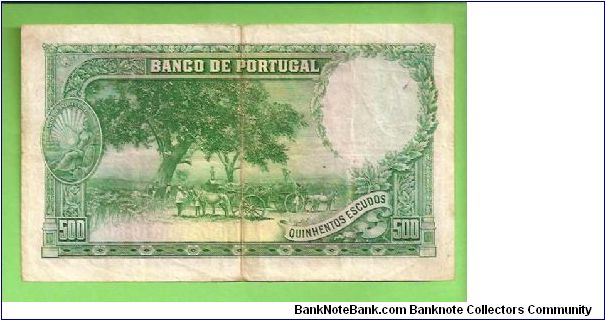 Banknote from Portugal year 1928