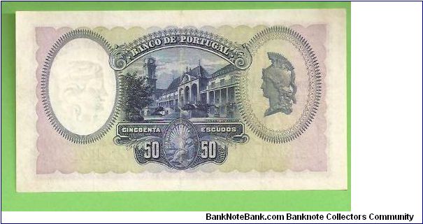 Banknote from Portugal year 1933