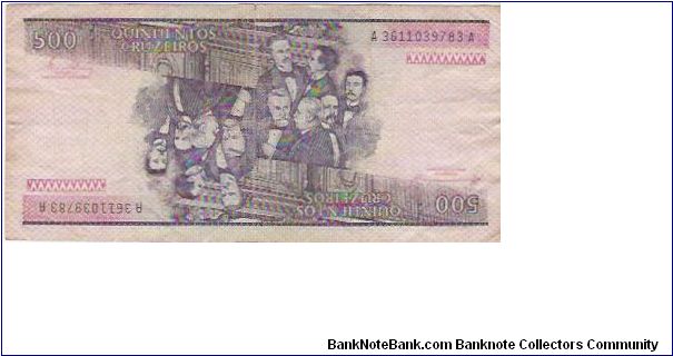 Banknote from Brazil year 1985