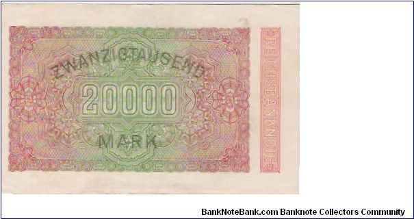 Banknote from Germany year 1923