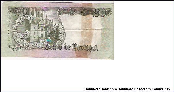 Banknote from Portugal year 1964