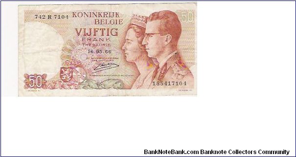 50 FRANCS

185417104

16.5.1964

P # 139 Banknote