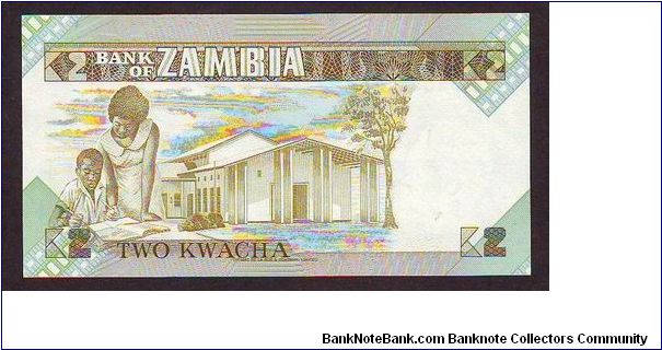 Banknote from Zambia year 1988