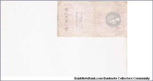 Banknote from Italy year 1977