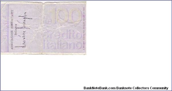 Banknote from Italy year 1976