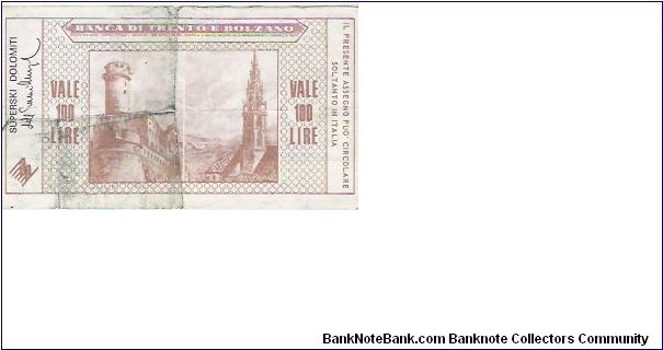 Banknote from Italy year 1976