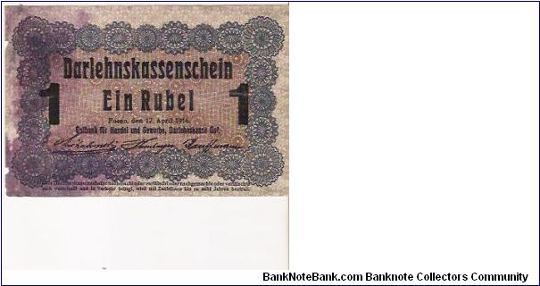 1 RUBEL


17.4.1916

P # R 122 Banknote