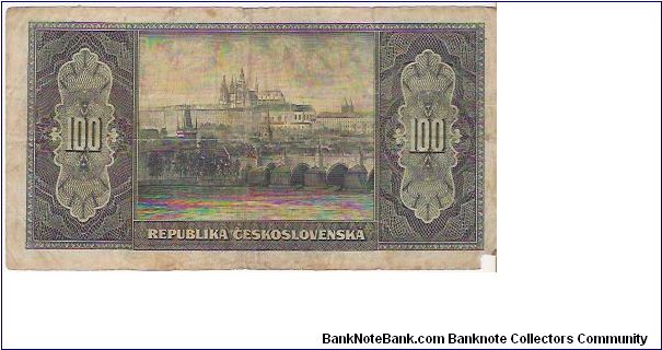 Banknote from Czech Republic year 1945