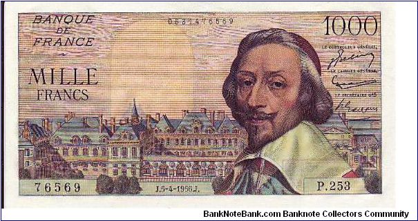 FRENCH-NEW 1000FR Banknote