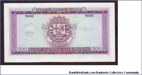 Banknote from Mozambique year 1976