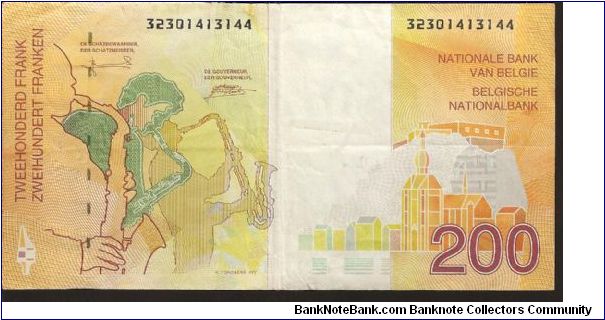 Banknote from Belgium year 1995