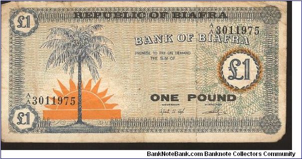 P 2
1 Pound Banknote