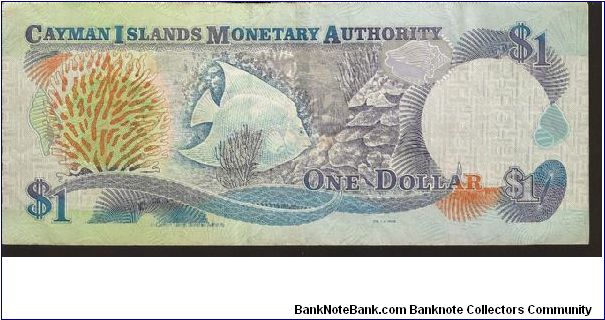 Banknote from Cayman Islands year 1998