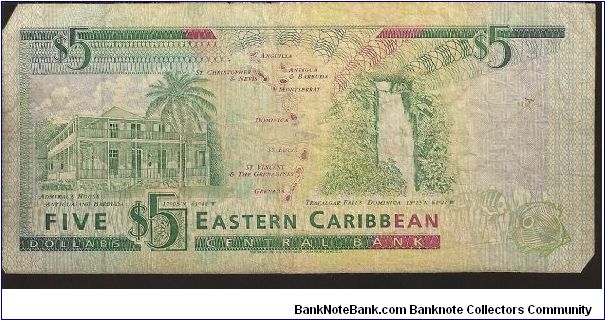 Banknote from Saint Vincent year 1993