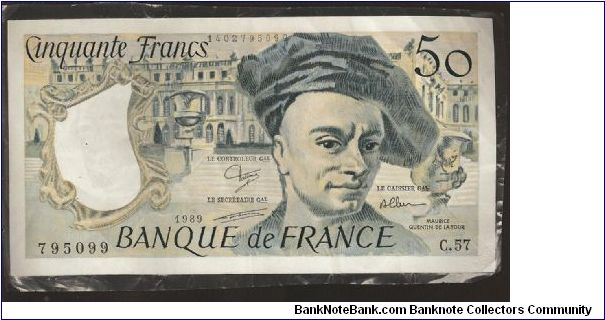 P 152
50 Francs

Signature D Banknote