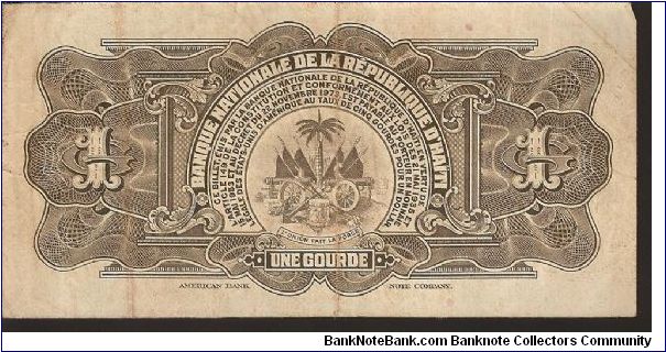 Banknote from Haiti year 1979