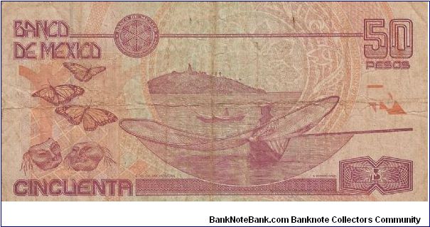 Banknote from Mexico year 2000