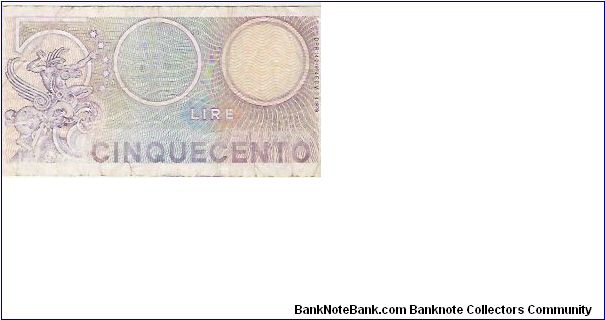 Banknote from Italy year 1974