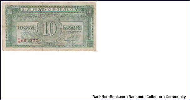 10 KORUN

V/B 651372

P # 60 A Banknote
