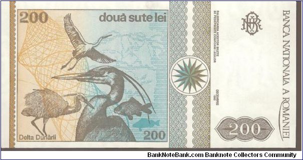 Banknote from Romania year 1992