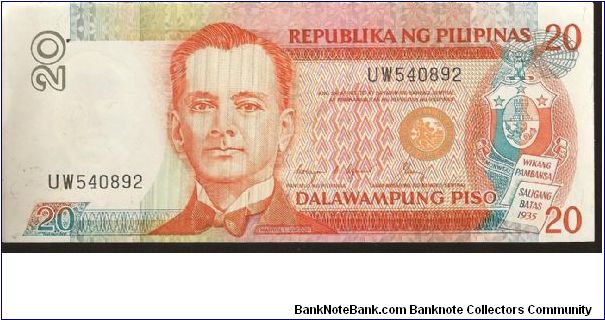 P170
20 Piso
Signature 12 Banknote