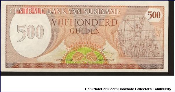 P129
500 Gulden Banknote