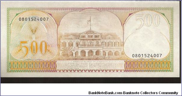 Banknote from Suriname year 1982