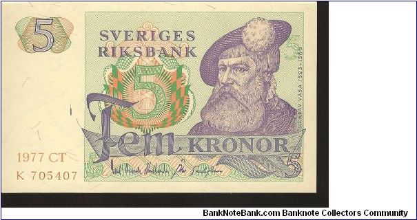 P51
5 Kronor Banknote