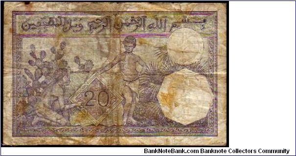 Banknote from Algeria year 1941