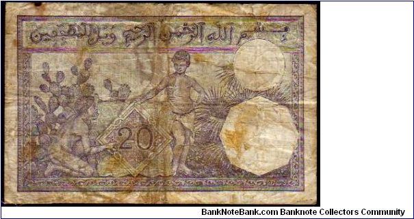 Banknote from Algeria year 1941