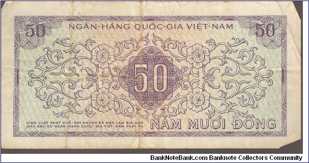 Banknote from Vietnam year 1966