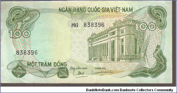 Vietnam - South

P26
100 Dong Banknote