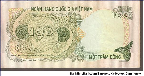 Banknote from Vietnam year 1970