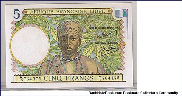5 FRANC Banknote