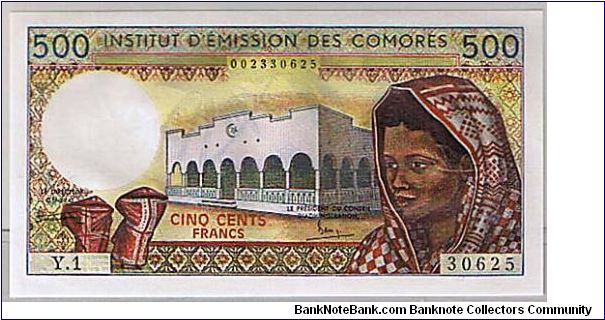500 FRANC Banknote