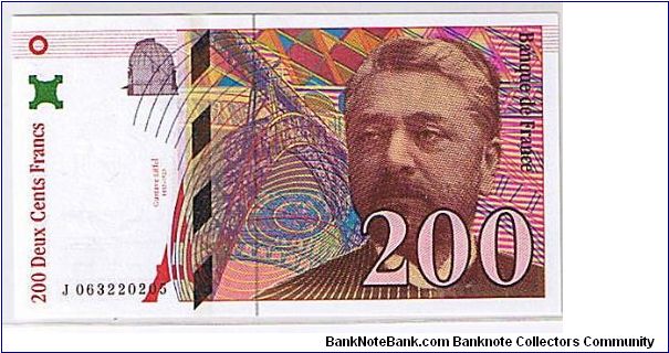 200 FRANCS Banknote