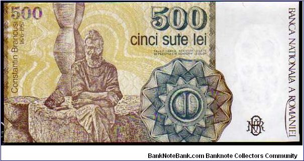 Banknote from Romania year 1991