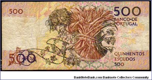 Banknote from Portugal year 1992